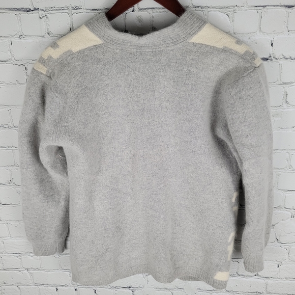 VALERIE STEVENS | vintage lambswool & angora blend 5 button cardigan sweater - Picture 3 of 10